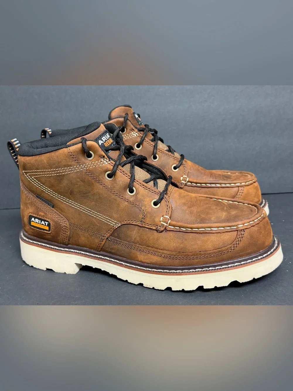 Ariat MEN'S Rebar Lift Chukka Composite Toe Work Boots Size 11D